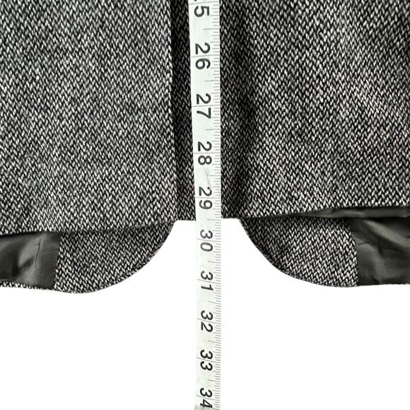 Lands End Sport Coat Jacket Mens 41R Gray Lambswool Tweed Lined Classic Business - Picture 11 of 16